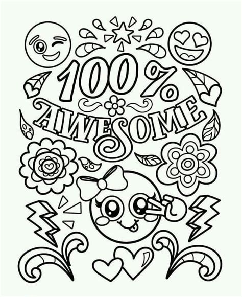 emoji coloring sheet|100 Emoji Coloring Pages